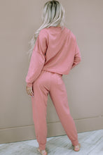 Load image into Gallery viewer, Activewear | Pink Solid Sport Boxy Fit Pullover & Pants Outfit