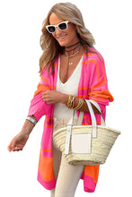 Load image into Gallery viewer, Multicolor Striped Long Sleeve Ribbed Trim Button Cardigan | Tops/Sweaters & Cardigans