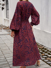 Load image into Gallery viewer, Long Sleeve Midi Dress | Split Surplice