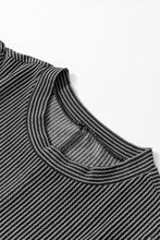 Load image into Gallery viewer, Mini Dress | Black Textured Ruffled Flutter Sleeve Dress