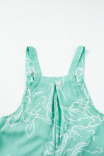 Load image into Gallery viewer, Moonlight Jade Printed Bib Wide Leg Overalls | Bottoms/Jumpsuits & Rompers