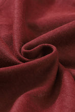 Load image into Gallery viewer, Fiery Red Exposed Seam Twist Open Back Oversized Sweatshirt