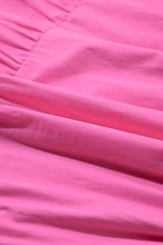 Load image into Gallery viewer, Bubble Sleeve Dress | Sequined Sleeve Ruffled Shirt Dress