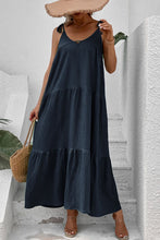 Load image into Gallery viewer, Maxi Dress | Tie-Shoulder Tiered Dress