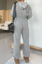 Load image into Gallery viewer, Drawstring Jumpsuit | Full Size Long Sleeve Jumpsuit