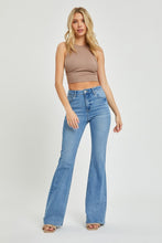 Load image into Gallery viewer, RISEN Bootcut Jeans | High Rise Raw Cut Hem Jean