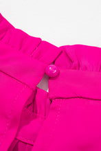 Load image into Gallery viewer, Pink Sleeveless Top | Pleated Mock Neck Frilled Sleeveless Top