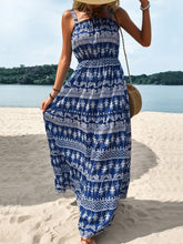 Load image into Gallery viewer, Maxi Dress | Printed Square Neck Sleeveless Maxi Dress