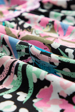 Load image into Gallery viewer, Pink Ricrac Floral Tiered Short Sleeve Blouse | Tops/Blouses & Shirts