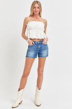 Load image into Gallery viewer, RISEN Jean Shorts | Low Rise Slit Denim Shorts