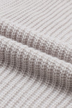 Load image into Gallery viewer, Gray Oversized Fold Over Sleeve Sweater Cardigan | Tops/Sweaters & Cardigans