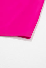 Load image into Gallery viewer, Pink Sleeveless Top | Pleated Mock Neck Frilled Sleeveless Top