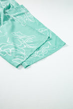 Load image into Gallery viewer, Moonlight Jade Printed Bib Wide Leg Overalls | Bottoms/Jumpsuits & Rompers