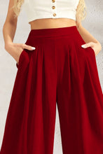 Load image into Gallery viewer, Womens Wide Leg Pants | Pocketed High Waist Wide Leg Pants | pants