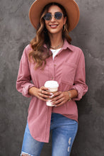 Load image into Gallery viewer, Pink Corduroy Button Pocket Shirt | Tops/Blouses & Shirts