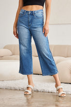 Load image into Gallery viewer, Judy Blue Full Size Braid Side Detail Wide Leg Jeans | Blue Jeans