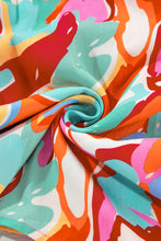 Load image into Gallery viewer, Printed Blouse | Tie Neck Half Sleeve Top