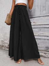 Load image into Gallery viewer, Wide Leg Pants | Tied High Waist Wide Leg Pants