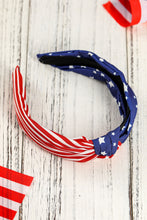 Load image into Gallery viewer, Multicolor American Flag Bow Knot Wide Headband | Accessories/Headwear