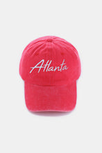 Load image into Gallery viewer, ATLANTA Embroidered Baseball Cap