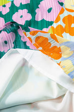 Load image into Gallery viewer, Multicolour Leopard Flutter Sleeve V Neck Crinkled Blouse | Tops/Blouses & Shirts