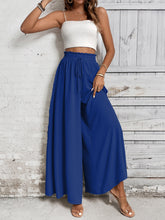Load image into Gallery viewer, Wide Leg Pants | Tied High Waist Wide Leg Pants