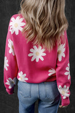 Load image into Gallery viewer, Daisy Sweater | Round Neck Dropped Shoulder Sweater