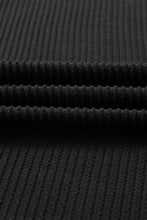 Load image into Gallery viewer, Black Corded Sleeveless Top and Pocketed Shorts Set | Two Piece Sets/Short Sets