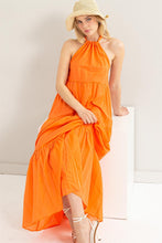 Load image into Gallery viewer, Maxi Dress | Halter Neck Cover Up Dress