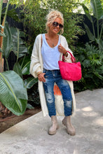 Load image into Gallery viewer, Peace & Love Colorful Cardigan- On Sale