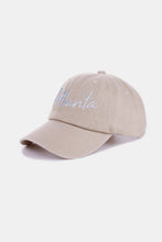 Load image into Gallery viewer, ATLANTA Embroidered Baseball Cap