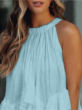 Load image into Gallery viewer, Summer Tank | Full Size Ruched Round Neck Tank