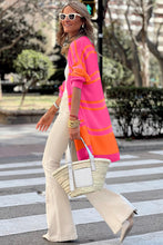 Load image into Gallery viewer, Multicolor Striped Long Sleeve Ribbed Trim Button Cardigan | Tops/Sweaters & Cardigans