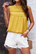 Load image into Gallery viewer, Womens Tank Top | Swiss Dot Round Neck Tank | top