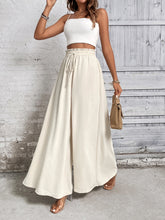 Load image into Gallery viewer, Wide Leg Pants | Tied High Waist Wide Leg Pants