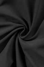 Load image into Gallery viewer, Black Striped Patchwork Spaghetti Strap High Waist Bikini Swimsuit | Swimwear/High Waisted Swimsuit