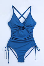 Load image into Gallery viewer, One-Piece Swimwear | Cutout V-Neck Spaghetti Strap
