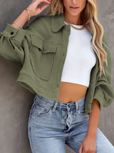 Load image into Gallery viewer, Button Up Denim Jacket | Long Sleeve Pockets