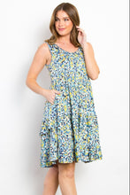 Load image into Gallery viewer, Ruffled Dress | Full Size Print Wrinkle Free Dress