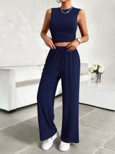 Load image into Gallery viewer, Activewear Set | Mock Neck Top and Drawstring Pants Set