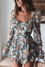 Load image into Gallery viewer, Romper | Floral Sweetheart Neck Romper
