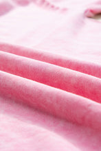 Load image into Gallery viewer, Strawberry Pink Mineral Wash Exposed Seam Drop Shoulder Oversized Tee