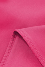 Load image into Gallery viewer, Rose Red Terry Knit Drawstring Smocked Waist Wide Leg Sweatpants | Bottoms/Pants & Culotte