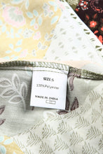 Load image into Gallery viewer, Green Square Neck Mixed Print Blouse | Tops/Blouses & Shirts