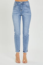 Load image into Gallery viewer, RISEN Full Size High Rise Frayed Hem Skinny Jeans | Blue Jeans