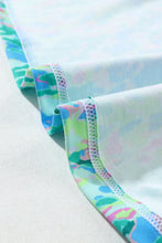 Load image into Gallery viewer, Floral T Shirt | Green Loose Painted Top