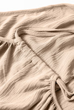 Load image into Gallery viewer, Wide Leg Jumpsuit | Apricot Spaghetti Straps Waist Tie with Pockets