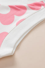 Load image into Gallery viewer, V Neck Tank Top | Pink Cute Flower Knitted Tank