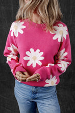 Load image into Gallery viewer, Daisy Sweater | Round Neck Dropped Shoulder Sweater