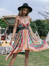 Load image into Gallery viewer, Bohemian Cami Dress | Printed Handkerchief Dress
